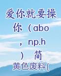 爱你就要操你（abo，np.h） 简